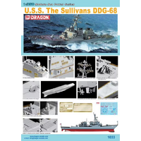 Dragon 1/350 U.S.S. The Sullivans DDG-68 Plastic Model Kit 1033