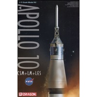 Dragon 1/72 Apollo 10 CSM + LM + LES Plastic Model Kit DR11003