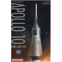 Dragon 1/72 Apollo 10 CSM + LM + LES Plastic Model Kit DR11003
