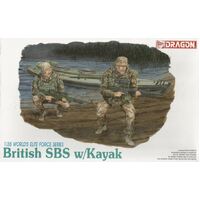Dragon 1/35 British SBS w/ Kayak Plastic Model Kit DR3023