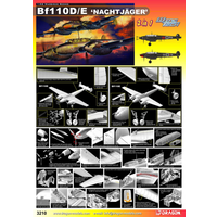 Dragon 1/32 Messerschmitt Bf110D/E Night Fighter 2 in 1