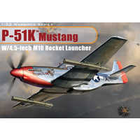 Dragon 1/32 P-51K Mustang w/4.5 inch M10 Rocket Launcher Plastic Model Kit 3224