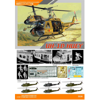Dragon 1/35 UH-1D Huey Plastic Model Kit *Aus Decals* [3538]