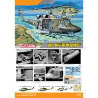 Dragon 1/35 UH-1N "Gun Ship" Plastic Model Kit [3540]