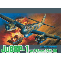 Dragon 1/48 Ju88P-1 w/7.5cm Pak 40 Plastic Model Kit DR5543