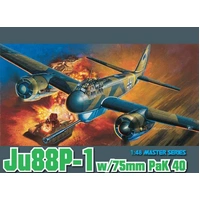 Dragon 1/48 Ju88P-1 w/7.5cm Pak 40 Plastic Model Kit DR5543
