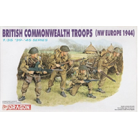 Dragon 1/35 British Commonwealth Troops (NW Europe 1944) Plastic Model Kit 6055