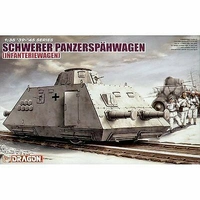 Dragon 1/35 Schwerer Panzerspähwagen (Infanteriewagen) (s.SP) Plastic Model Kit DR6072