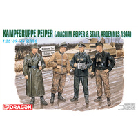 Dragon 1/35 Kampfgruppe Peiper (Joachim Peiper & Staff Adrennes 1944) Plastic Model Kit [6088]