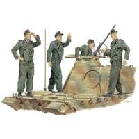 Dragon 1/35 "Achtung-Jabo!" Panzer Crew (France 1944) Plastic Model Kit DR6191