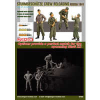 Dragon 1/35 Sturmgeschutze Crew Reloading (Russia 1941) Plastic Model Kit DR6192