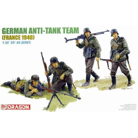 Dragon 1/35 German Anti-Tank Team (France 1940) Plastic Model Kit DR6196