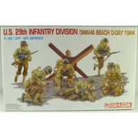 Dragon 1/35 U.S. 29th Infantry Division (Omaha Beach, D-Day 1944) Plastic Model Kit DR6211