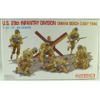 Dragon 1/35 U.S. 29th Infantry Division (Omaha Beach, D-Day 1944) Plastic Model Kit DR6211