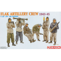 Dragon 1/35 Flak Artillery Crew (Winter 1943-45) Plastic Model Kit DR6275