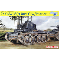 Dragon 1/35 Pz.Kpfw.38(t) Ausf.G w/Interior Plastic Model Kit DR6290