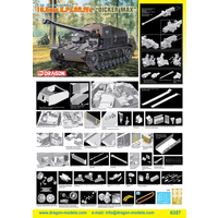 Dragon 1/35 10.5cm K.Pz.Sfl. IVa Dicker Max Plastic Model KIt DR6357