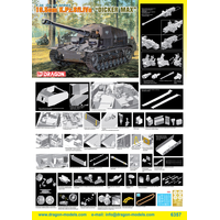 Dragon 1/35 10.5cm K.Pz.Sfl. IVa Dicker Max Plastic Model KIt DR6357
