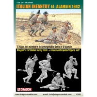 Dragon 1/35 Italian Infantry, El Alamein 1942 Plastic Model Kit DR6391