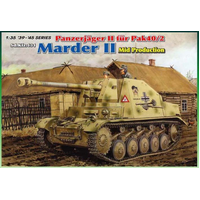 Dragon 1/35 Panzerjäger II für Pak 40/2, Sd.Kfz.131 Marder II Mid Production Plastic Model Kit DR6423