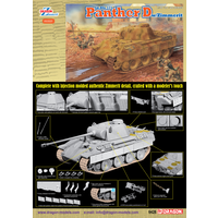 Dragon 1/35 Sd.Kfz.171 Panther D w/Zimmerit Plastic Model Kit DR6428