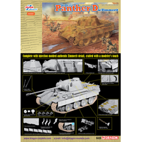 Dragon 1/35 Sd.Kfz.171 Panther D w/Zimmerit Plastic Model Kit DR6428