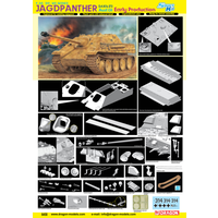 Dragon 1/35 Jagpanther Ausf G 1 Plastic Model Kit DR6458