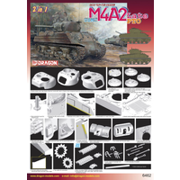 Dragon 1/35 USMC M4A2(W) Late Production PTO Plastic Model Kit