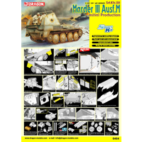 Dragon 1/35 Sd.Kfz.138 Marder III Ausf.M Initial Production Plastic Model Kit DR6464