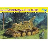Dragon 1/35 Sd.Kfz.138/1 Geschutzwagen 38 H fur s.IG.33/1 Plastic Model Kit DR6470