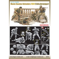 Dragon 1/35 Monte Cassino Defenders (Fallschirmjager) 1944 Plastic Model Kit DR6514