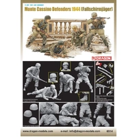 Dragon 1/35 Monte Cassino Defenders (Fallschirmjager) 1944 Plastic Model Kit DR6514