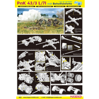 Dragon 1/35 Pak 43/3 L/71 mit Behelfslafette DR 6522