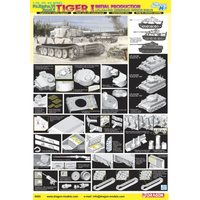 Dragon 1/35 Tiger I Initial Production s.Pz.Abt.502 (Leningrad Region 1942/43) Plastic Model Kit DR6600
