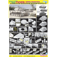 Dragon 1/35 Tiger I Initial Production s.Pz.Abt.502 (Leningrad Region 1942/43) Plastic Model Kit DR6600
