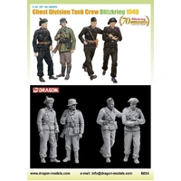 Dragon 1/35 Ghost Division Tank Crew Blitzkrieg 1940 Plastic Model Kit DR6654