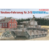 Dragon 1/35 Neubau-Fahrzeug Nr.3-5 Rhienmetall-Fahrestell Und Krupp-Turm Genderte MG-Turme Plastic Model Kit DR6690