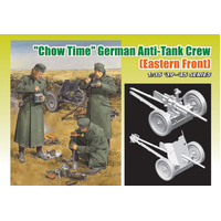 Dragon 1/35 "CHOW TIME" GERMAN ANTI-TANK CREW w/3.7cm PaK 35/36 EASTERN FRONT [6697]