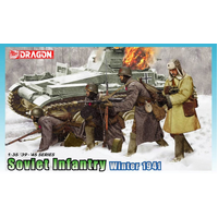 Dragon 1/35 Soviet Infantry Winter 1941 Plastic Model Kit DR6744