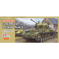 Dragon 1/35 FlaK 43 Flakpanzer IV "Ostwind" w/Zimmerit Plastic Model Kit DR6746