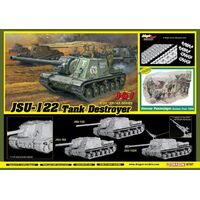 Dragon 1/35 JSU-122 Tank Destroyer (3 in 1) Plastic Model Kit DR6787