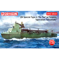 Dragon 1/35 IJN Special Type 4 "Ka-Tsu" w/Torpedo (Operation Tatsumaki) Plastic Model Kit DR6869