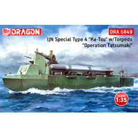 Dragon 1/35 IJN Special Type 4 "Ka-Tsu" w/Torpedo (Operation Tatsumaki) Plastic Model Kit DR6869