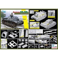 Dragon 1/35 German Su -761 with Cupola Plastic Model Kit DR6856