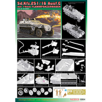 Dragon 1/35 Sd.Kfz.251/16 Ausf.C Flammpanzerwagen Plastic Model Kit DR6864