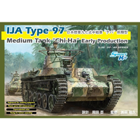 Dragon 1/35 IJA Type 97 Medium Tank Chi-Ha Early Production (Smart Kit) Plastic Model Kit DR6870