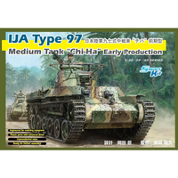 Dragon 1/35 IJA Type 97 Medium Tank Chi-Ha Early Production (Smart Kit) Plastic Model Kit DR6870