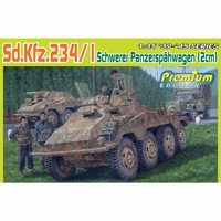 Dragon 1/35 Sd.Kfz.234/1 schwerer Panzerspahwagen (2cm) Premium Edition Plastic Model Kit