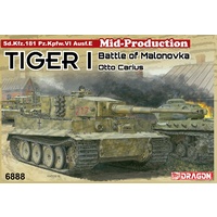 Dragon 1/35 Tiger I Mid-Production w/Zimmerit Otto Carius (Battle of Malinava Village 1944) 6888