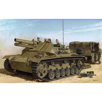 Dragon 1/35 DAK 15cm s.IG.33 auf Fgst.Pz.III Plastic Model Kit [6904]